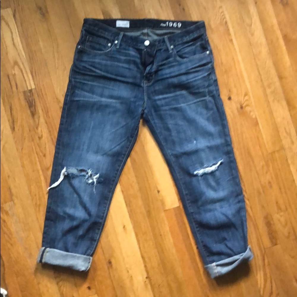 Sexy Boyfriend Gap Jeans size 28 - Picture 2 of 4